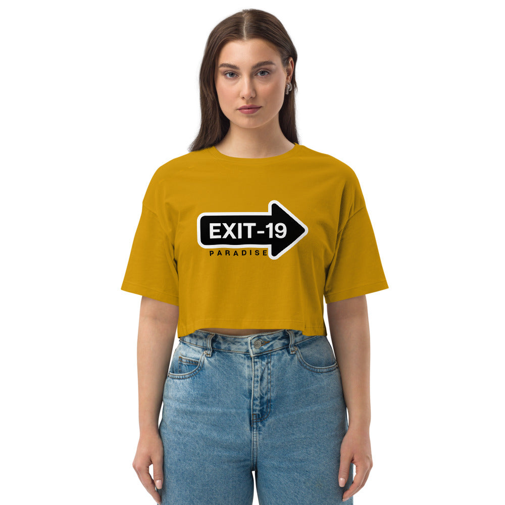 Loose Drop Shoulder Crop Top