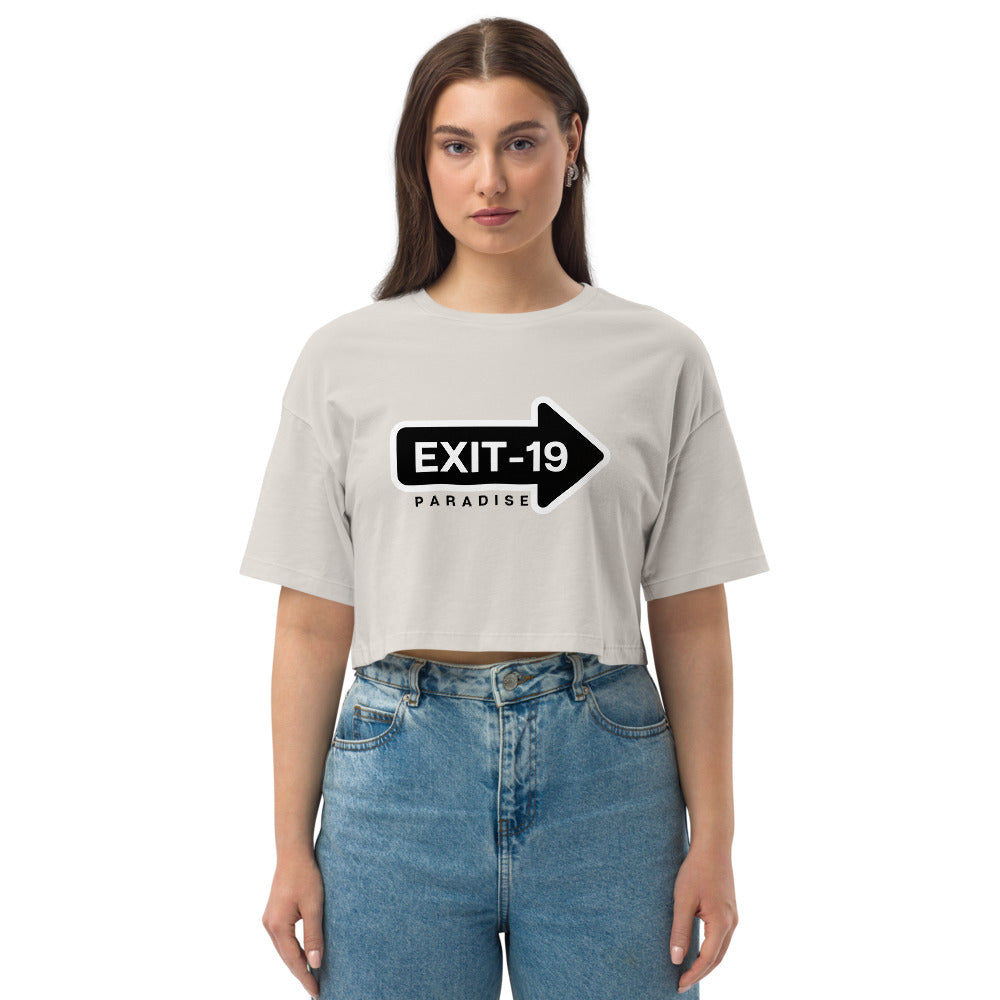 Loose Drop Shoulder Crop Top